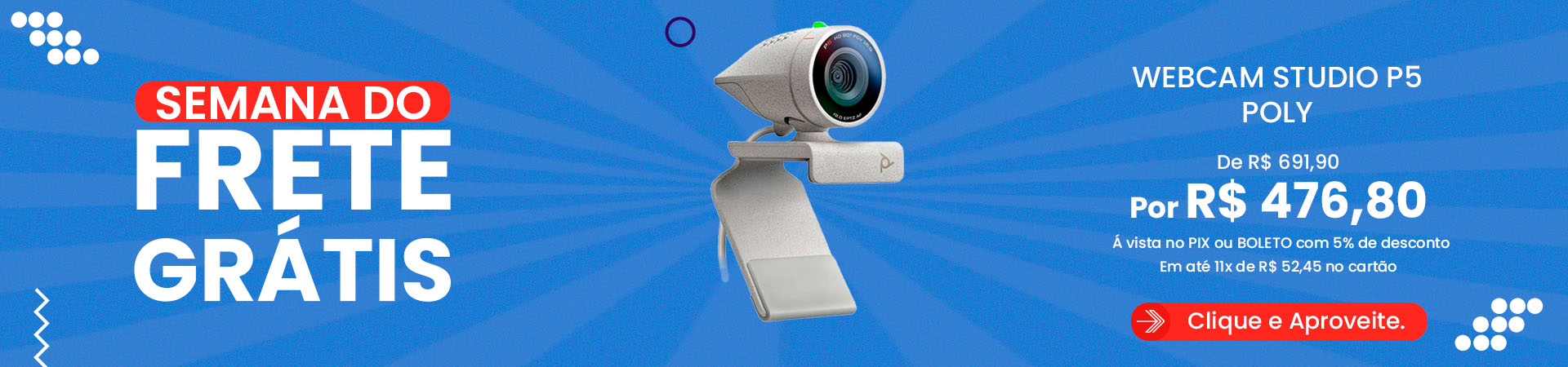 Banner Desk - Webcam Poly